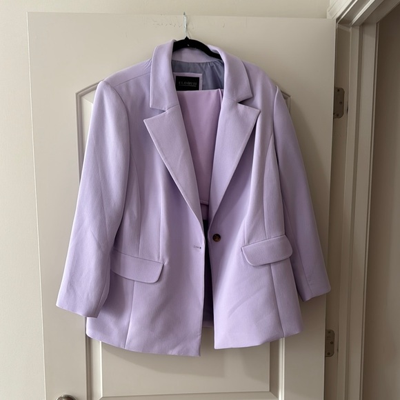 Eloquii Lavender Blazer - Picture 2 of 8